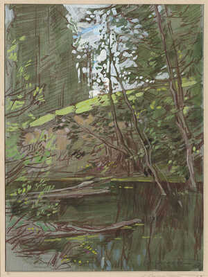 Маторин Михаил Владимирович. Ручей в Лапино